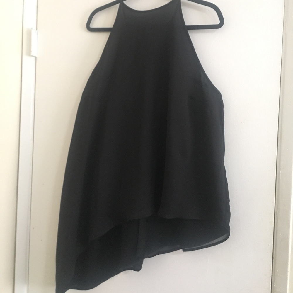 Flowy Plus Sized Asymmetrical Racerback Tank